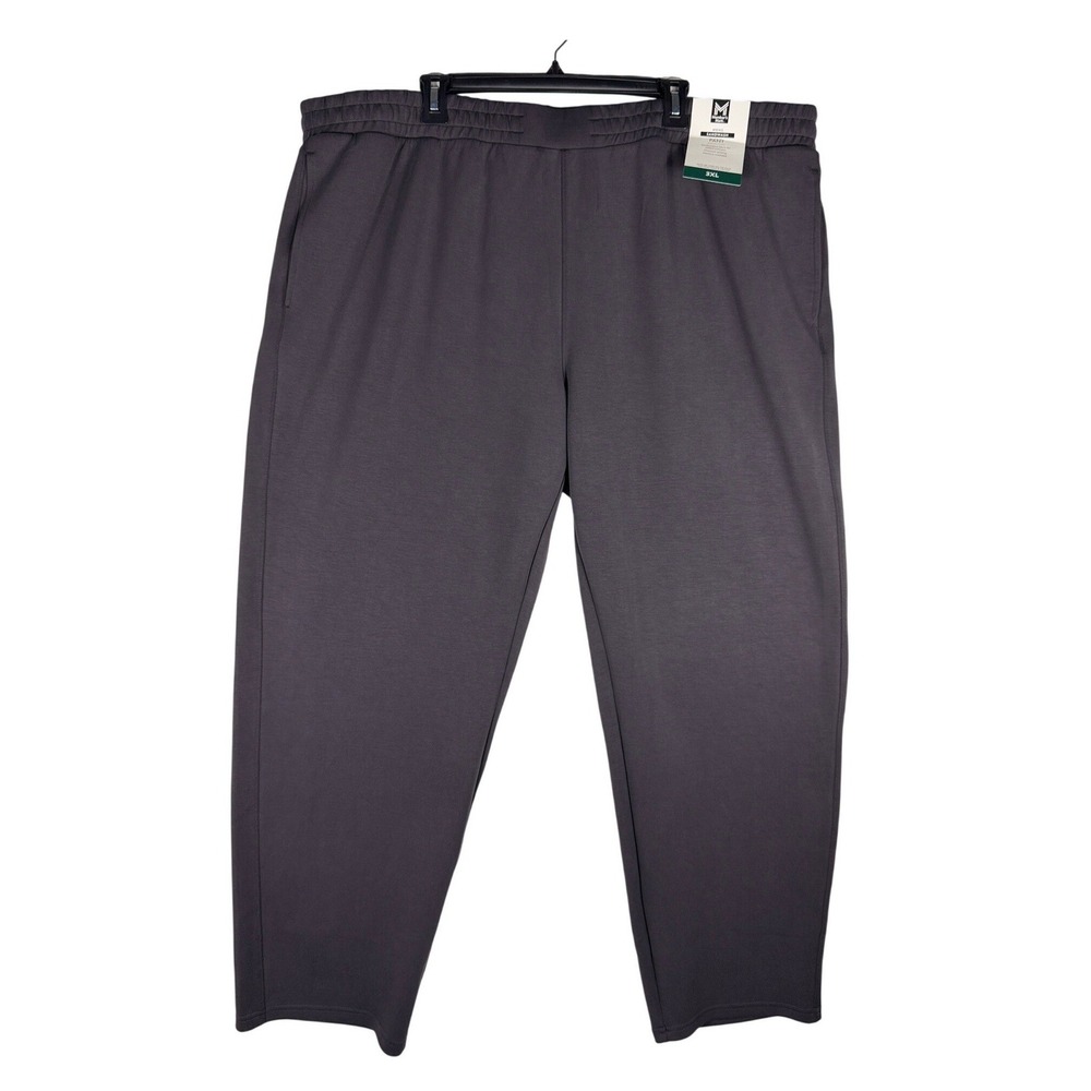 Member's Mark Mens Sandwash Pants 3XL Charcoal Gray Moisture Wicking NWT